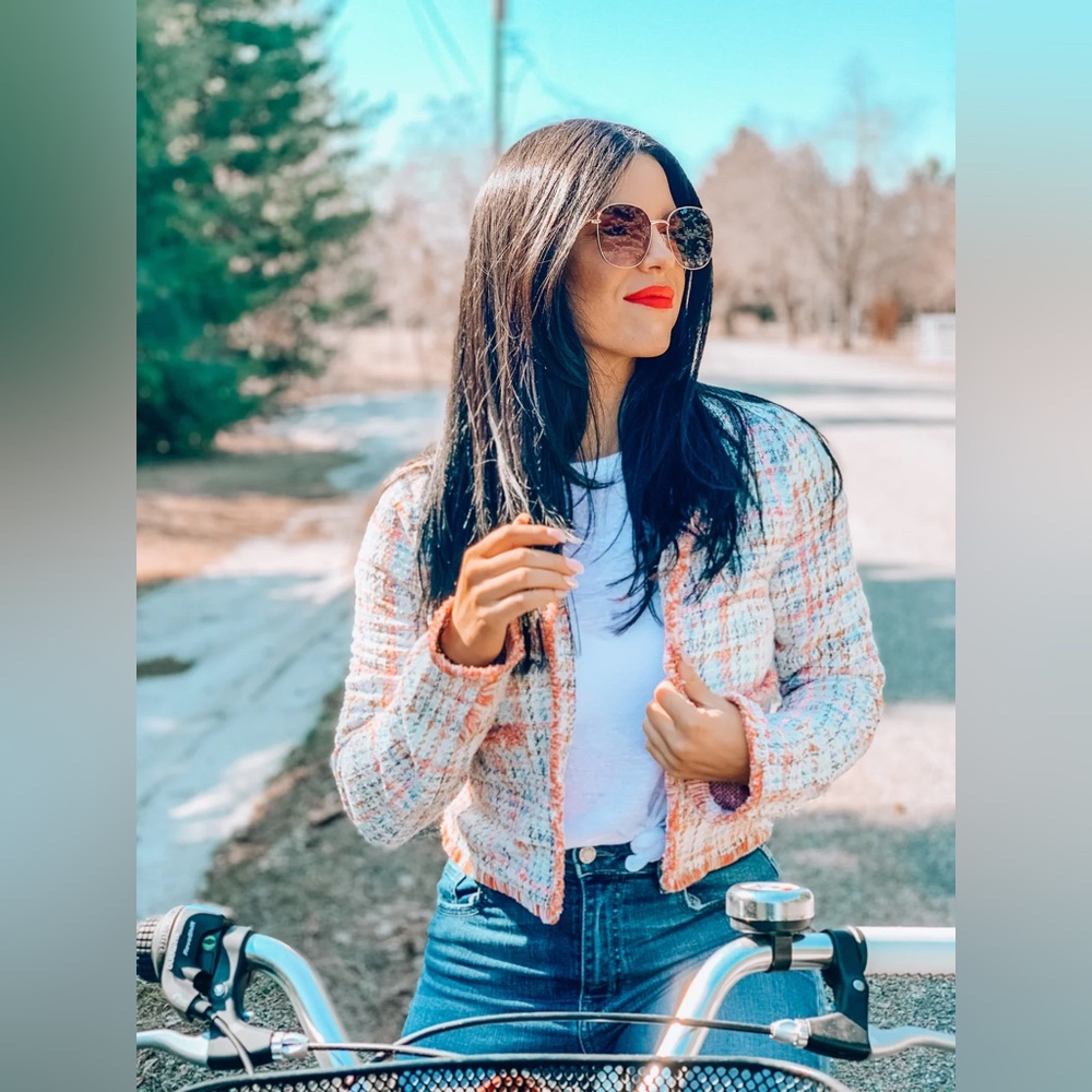 NEON BELIEF TWEED JACKET